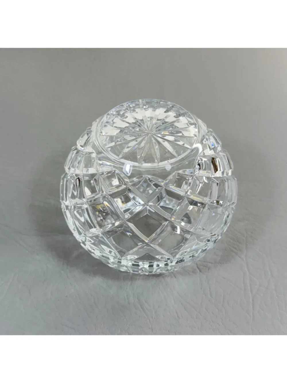Polish Lead Crystal Rose Bowl 4